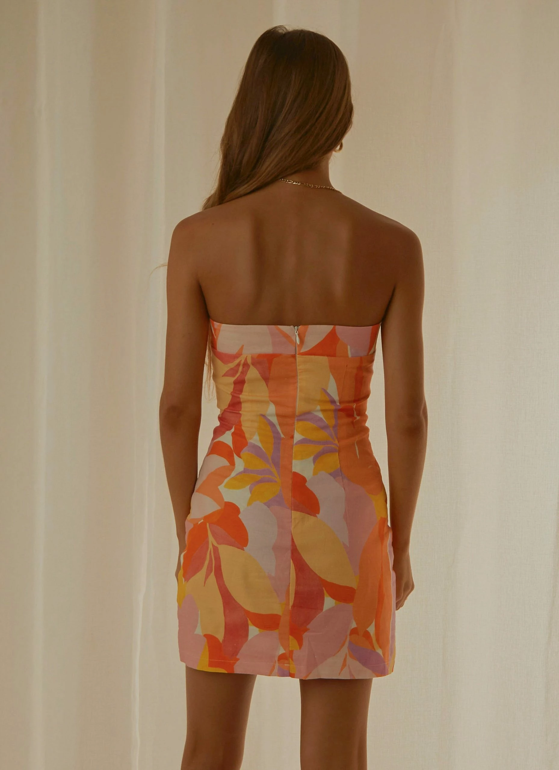 Peppermayo Exclusive Sunday Spritz Linen Tube Dress - Paloma 7 Peppermayo Exclusive Sunday Spritz Linen Tube Dress - Paloma - Image 5