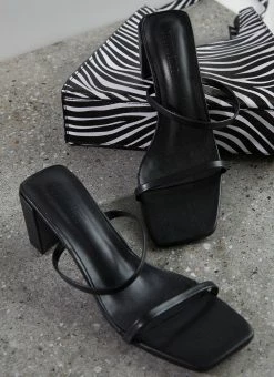 Cult Avenue Trip To Cali Heels - Black