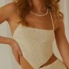 Peppermayo Exclusive Cancun Crochet Halter Top - Coconut -Peppermayo Shop 0782f865900d4fd6bdc581f96e6be697