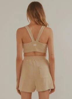 Vacancy Supply Halycon Waffle Crop - Beige -Peppermayo Shop 0ae9204c4065460d874798cd27ecb1b3