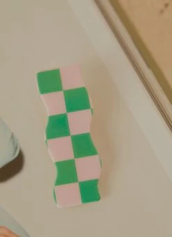 Peppermayo Kaia Hairclip - Pink/Green Wave -Peppermayo Shop 0e534cc35ef24624b9ba54ea02eb953a