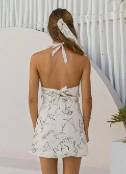 Peppermayo X Rikki Day Rosé All Day Linen Mini Dress - Aperitivo -Peppermayo Shop 0eada4187b7f4357841ab1860c77a1b4