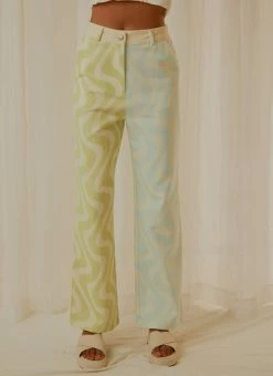 Peppermayo Exclusive Ma Belle Pants - Ocean Wave -Peppermayo Shop 122cb269088c49eaadb269319455d0ef