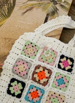 Peppermayo Ready For Summer Crochet Bag - White Multi -Peppermayo Shop 124718ba7f7547708c6aa0441d0a985e