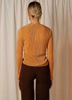 Peppermayo Exclusive Barcelona Nights Tie Top - Rust -Peppermayo Shop 12f171a5310c4359a0dba4bb11960e78