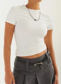 Silk X Peppermayo Solidify Me Baby Tee - Porcelain 17 Silk X Peppermayo Solidify Me Baby Tee - Porcelain -Peppermayo Shop 13888c80fe1f4382bd5a1deb638e77d5