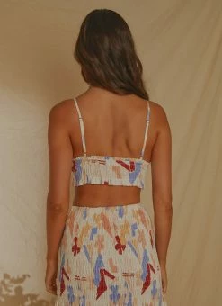 Peppermayo Exclusive Spring Melodies Top - Abstract Resort -Peppermayo Shop 18f31cf8d56f440a8a26c10c5610d757