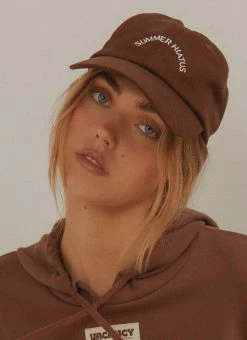 Vacancy Supply Time Out Dad Cap - Choc Brown