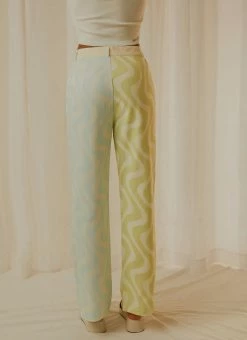 Peppermayo Exclusive Ma Belle Pants - Ocean Wave -Peppermayo Shop 1d879eb7ad8e41a9846228f76e2a4fa3