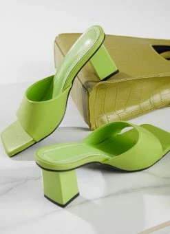 Cult Avenue Dixie Mule Heel - Lime Green 14 Cult Avenue Dixie Mule Heel - Lime Green -Peppermayo Shop 1e5019b45a8d496f801bc8efd16e5f04
