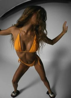 LaHana Swim Cherry Bottom - Exotic Orange -Peppermayo Shop 203d3cb04039419096a9f9cbc4cf6093