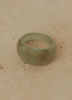 Peppermayo See The World Resin Ring - Green