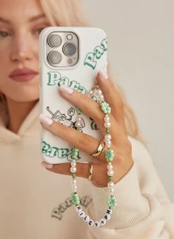 Riley Hubatka X Peppermayo Maxo Relaxo Phone Case - White And Military Green -Peppermayo Shop 2495139ba8744149adf5f53c9a74a48b