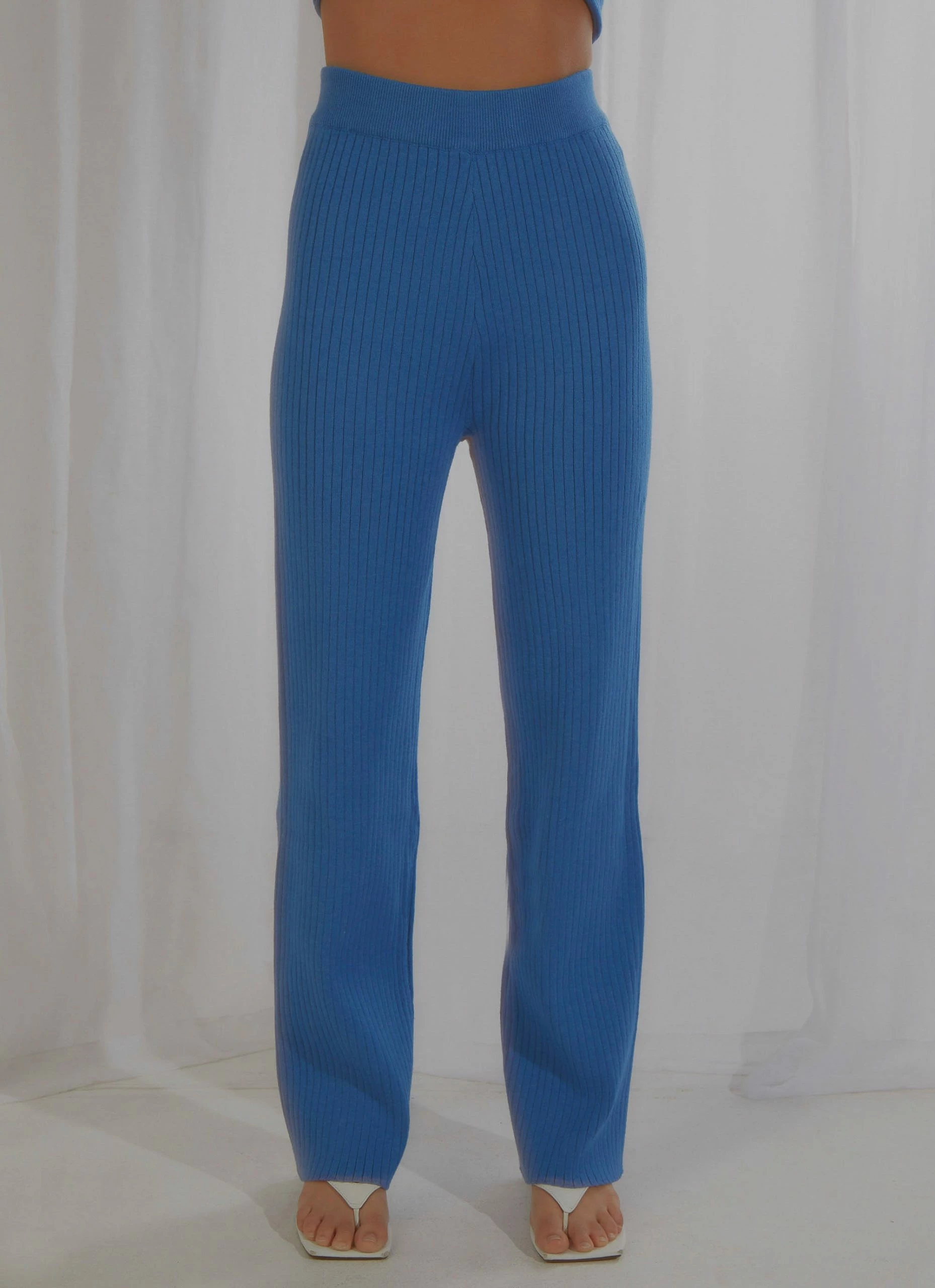 Peppermayo Exclusive Only Vice Knit Pants - Cobalt 5 Peppermayo Exclusive Only Vice Knit Pants - Cobalt - Image 3