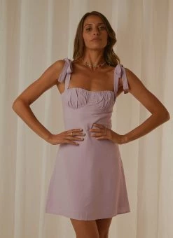 Peppermayo Exclusive French Kiss Mini Dress - Lilac -Peppermayo Shop 29c36a01149b458aae92a9578d9b878a