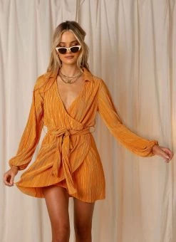 Peppermayo Exclusive Dolce Vita Mini Dress - Rust