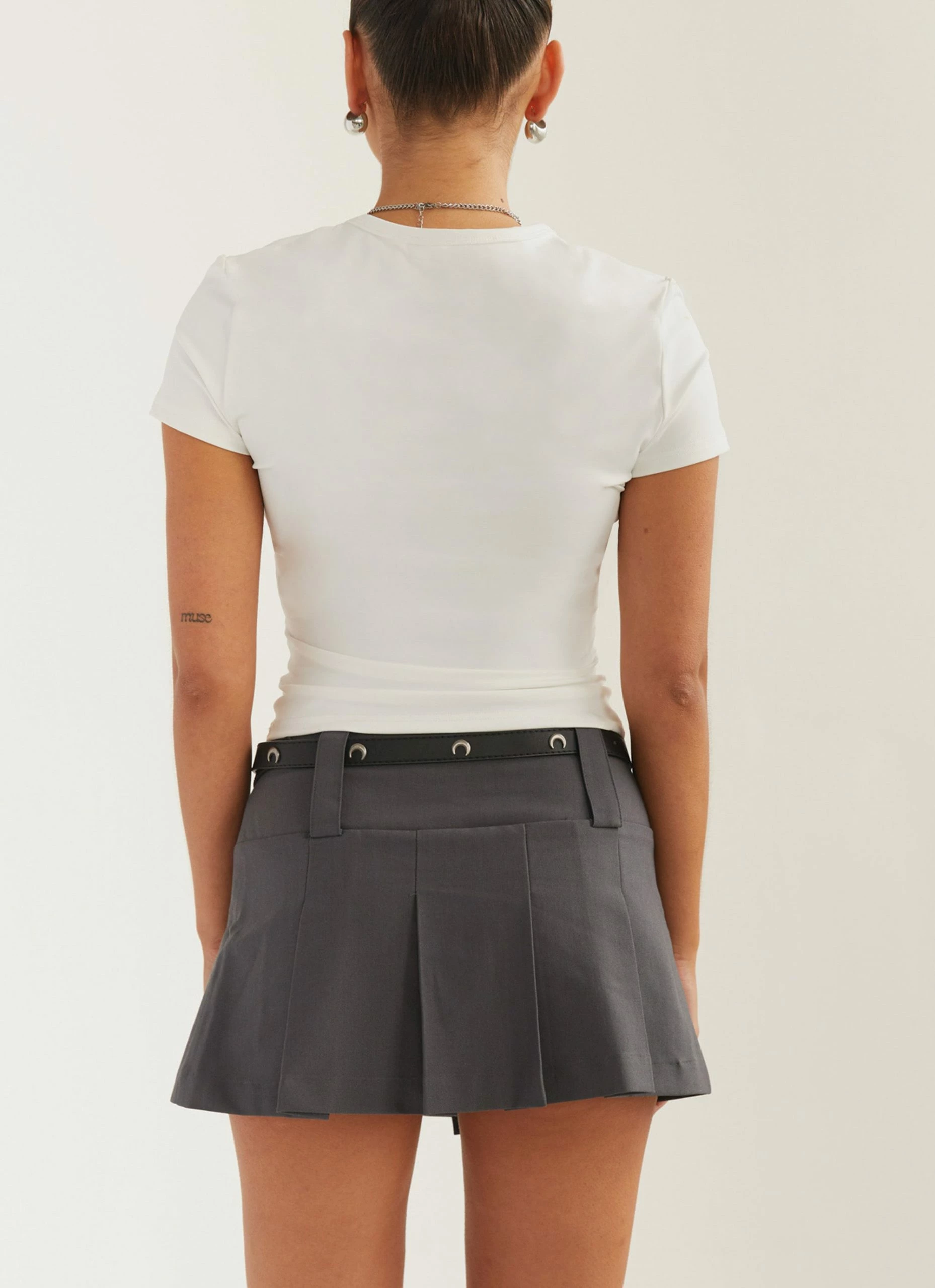 Silk X Peppermayo Solidify Me Baby Tee - Porcelain 8 Silk X Peppermayo Solidify Me Baby Tee - Porcelain - Image 6