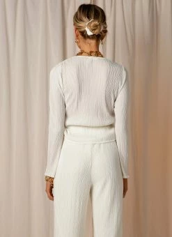 Peppermayo Exclusive Barcelona Nights Tie Top - Ivory -Peppermayo Shop 2c751d8c3a7b417f947b2b1246cb00e7