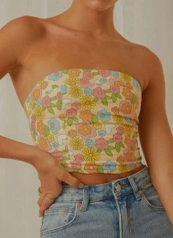 Peppermayo Exclusive Endless Lover Bustier Crop - Blossom