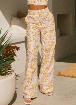 Peppermayo X Rikki Day Sicilian Linen Pants - Oceanus -Peppermayo Shop 2f2c878ed80347f5a120b831e6043dcd