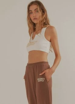 Vacancy Supply Outtakes Ribbed Tank - Off White -Peppermayo Shop 32a46eb9ee5b4790a7d95c48385c5694