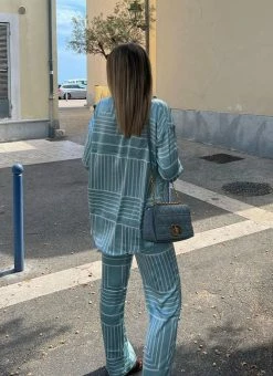 4TH & RECKLESS Norma Trouser - Sage Print