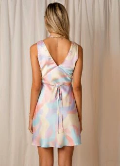 Peppermayo Exclusive Audrey Vintage Slip Dress - Pastel Wave -Peppermayo Shop 341c0e27c9eb4f1c8dc526b0a312970f