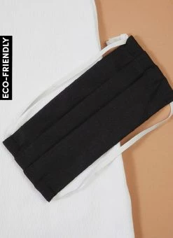 Peppermayo Eco-Friendly Hemp & Organic Cotton Face Mask - Black