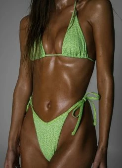 LaHana Swim Cherry Top - Green Jungle