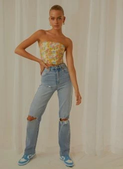 Peppermayo Exclusive Endless Lover Bustier Crop - Blossom -Peppermayo Shop 37cdeb49327d4b2ab06532154e561d30