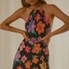 Peppermayo Exclusive Love From Europe Halter Dress - Noir Bloom -Peppermayo Shop 3acc71465d4b4e38902fdb030c83964f