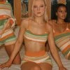 Riley Hubatka X Peppermayo Avenue Knit Bralette - Melon Stripe -Peppermayo Shop 3d8e9c798d53472aba08b067aa2da7ed