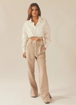 Peppermayo Exclusive Tailored To You Tie Shirt - White -Peppermayo Shop 3e3ea066eb7b49d2b3d7f02a82b1221f