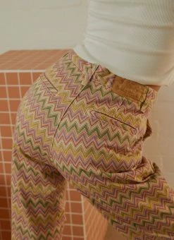 Cools Club California Pant - Retro Chevron -Peppermayo Shop 43fb8d0813f44c7ca708854f4770dc42