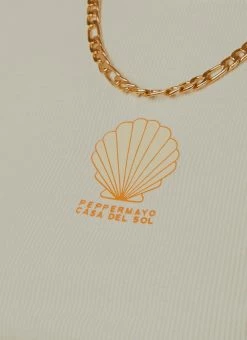 Peppermayo Exclusive Casa Del Sol Baby Tee - White -Peppermayo Shop 4445598149f049df91472b06d2e51340