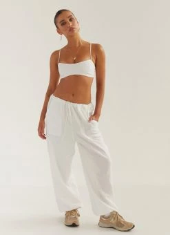 Silk X Peppermayo Atelier Crop Top - Porcelain -Peppermayo Shop 444804ba29f1448aa9fe044a5a0d45f3