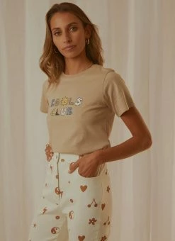 Cools Club Dream Tee - Wheat -Peppermayo Shop 45dee38da80b4d4c9b518518d4af7e6f