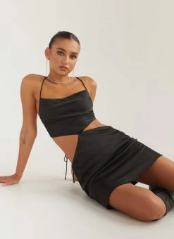 Silk X Peppermayo Fluid Satin Mini Dress - Shadow 13 Silk X Peppermayo Fluid Satin Mini Dress - Shadow -Peppermayo Shop 4711782193f84435b7310fdd6d55f372