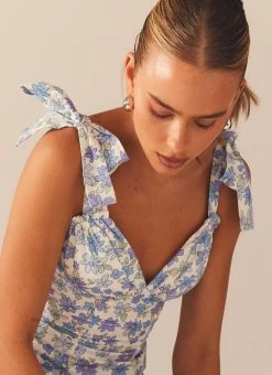 Peppermayo Exclusive Field Of Flowers Mini Dress - Daisy Chain -Peppermayo Shop 49243c6026744da39d64cdb2038d483b