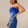 Peppermayo Exclusive City Of Lights PU Mini Dress - Cobalt Blue -Peppermayo Shop 4a58f632a31042d99b326cafe2ea6083