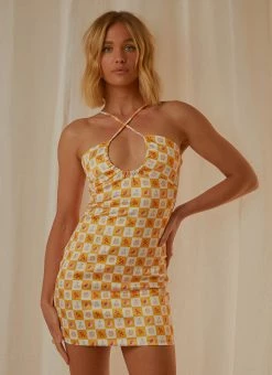 Peppermayo Exclusive Fruta Mini Dress - Fruity Check -Peppermayo Shop 4b727fd61a554005b2502854e00e8803