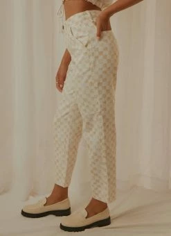 Cools Club California Pant - Sand Checker -Peppermayo Shop 4ba79cc73bcd4ed4979d68ebec2050f9