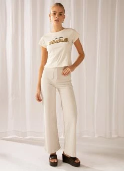 Wrangler The Highway Tee - Ecru -Peppermayo Shop 523839cba5bd44b59f5ffbd690a83d78