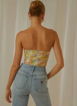 Peppermayo Exclusive Endless Lover Bustier Crop - Blossom -Peppermayo Shop 56c3eef073984d25812e4a7b0f842d29