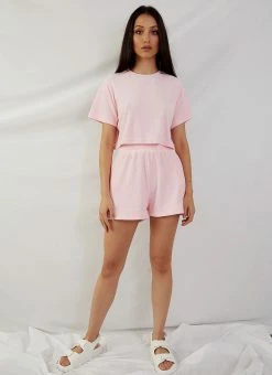 Peppermayo Exclusive Corsica Terry Tee - Pink -Peppermayo Shop 5805c4fcc10345a88e4e9825f49cf507