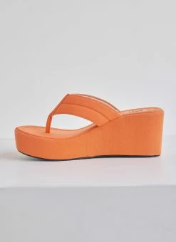 Riley Hubatka X Peppermayo Castaway Platform Thong - Tangerine 8 Riley Hubatka X Peppermayo Castaway Platform Thong - Tangerine -Peppermayo Shop 5915b36efe9b46fb952354664420d5a0