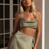 Peppermayo Exclusive Find Me Satin Top - Olive -Peppermayo Shop 5a1e105371ae4424b940a1115ddea68d