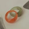 Peppermayo See The World Resin Ring - Orange -Peppermayo Shop 5a68d63c44ac4e84a32d4d00427ff9b6