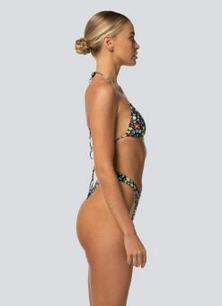 LaHana Swim Billy Bottom - Dark Floral -Peppermayo Shop 5acf512a71e442ec9394de4fad7ebfe4