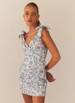 Peppermayo Exclusive Field Of Flowers Mini Dress - Daisy Chain